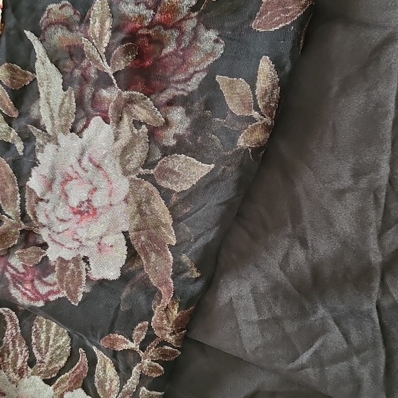 NWT Cupcakes And Cashmere Valda Velvet Burnout Dress Mini Small Floral - Picture 7 of 10